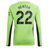 Maglia da Calcio Portiere a Maniche Lunghe Manchester United Heaton 22 Casa 2023-24 per Uomo